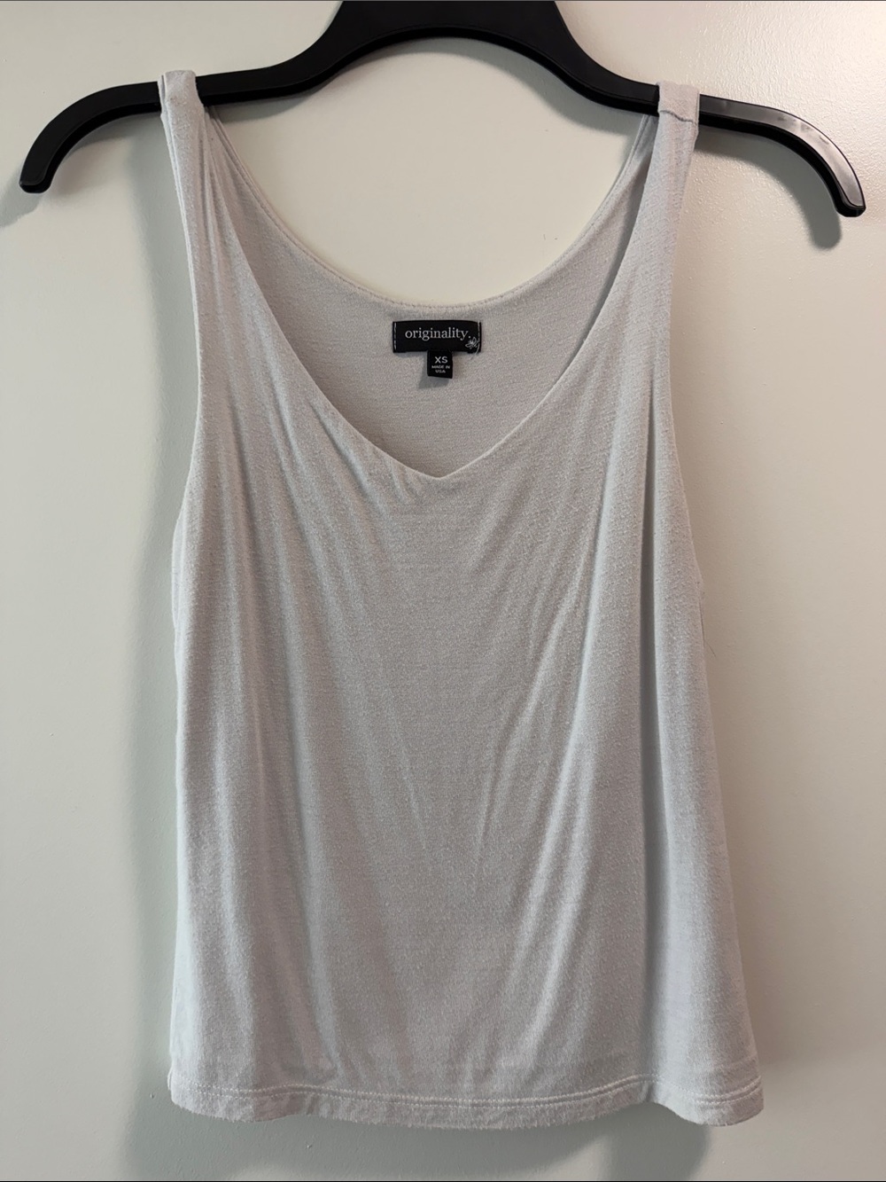 Super light grey Tank Top – Women's Casual Scoop Neck